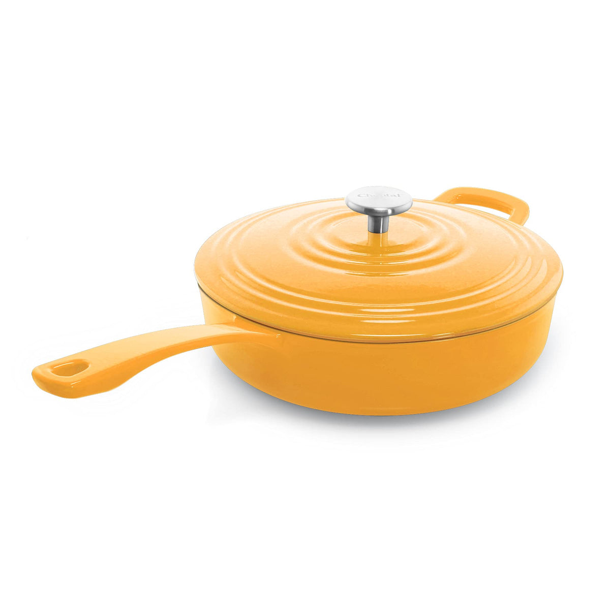 Chantal Cast Iron Dutch Oven, 7 qt, US Formulated Premium Enamel, Cobalt Blue