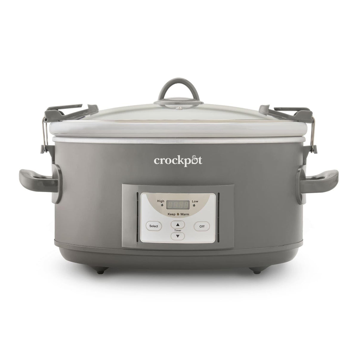 Crockpot® Programmable 7-Quart Cook and Carry Slow Cooker, Grey