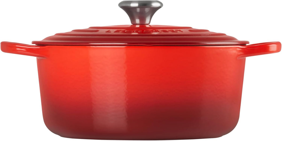 Le Creuset Enameled Cast Iron Round Dutch Oven, 5.5 qt., Cerise