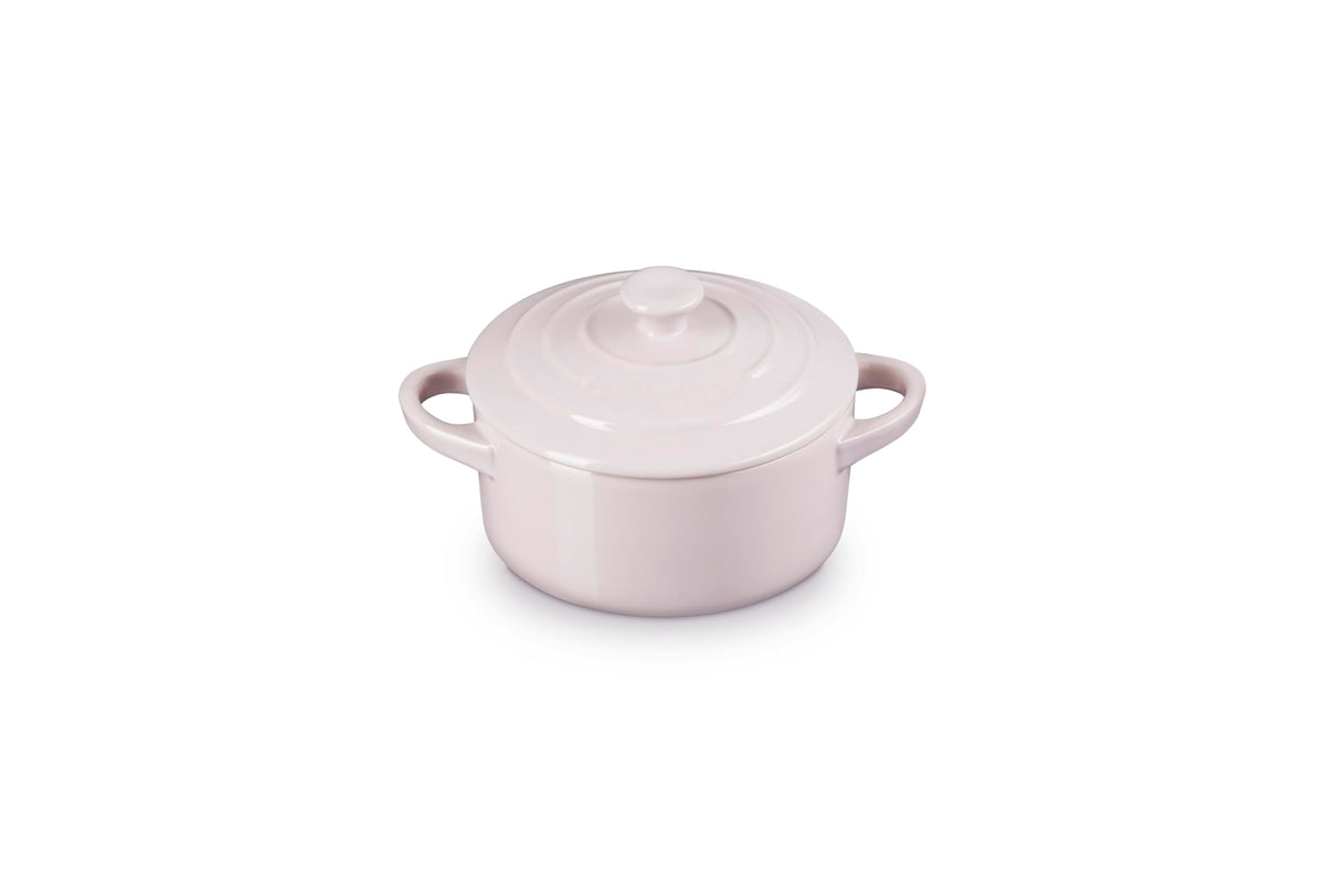 Le Creuset Stoneware Mini Round Cocotte, 8 oz., Flame