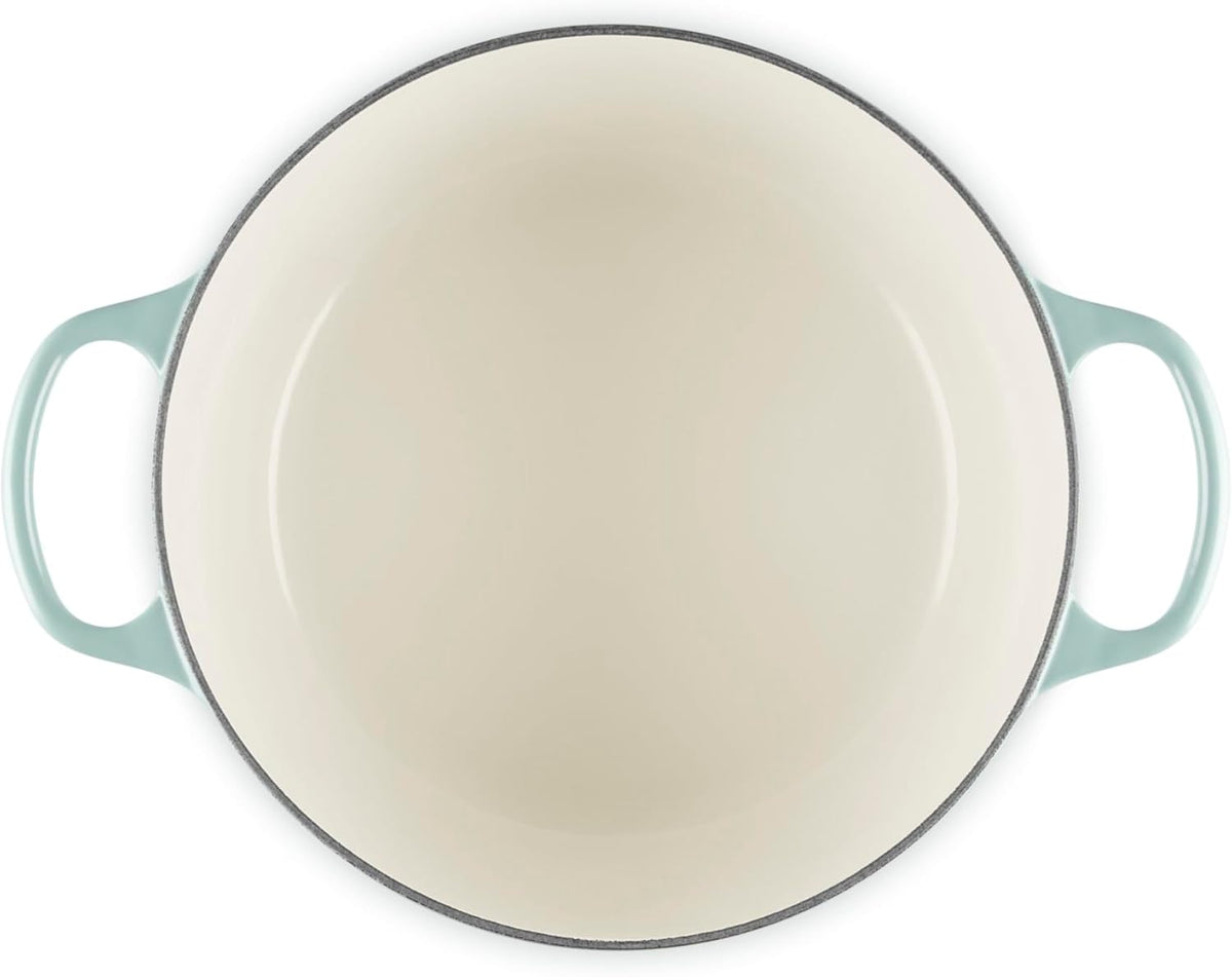 Le Creuset Enameled Cast Iron Signature Deep Round Oven, 6.5 qt., Sea Salt