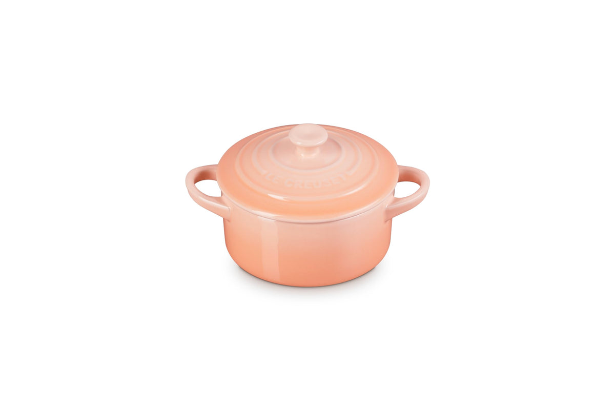 Le Creuset Stoneware Mini Round Cocotte, 8 oz., Flame