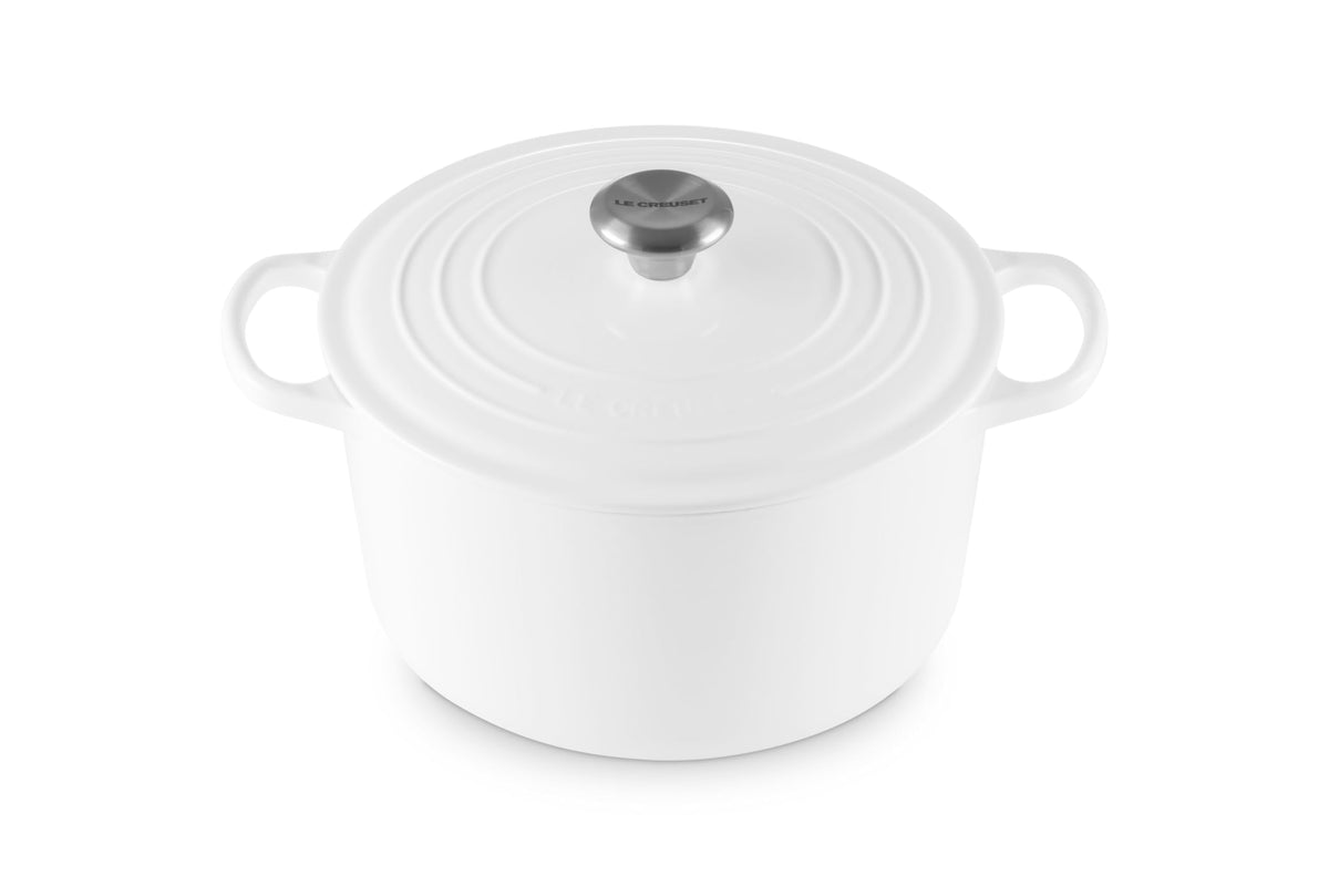 Le Creuset Enameled Cast Iron Signature Deep Round Oven, 6.5 qt., Sea Salt