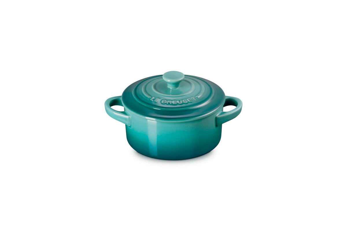 Le Creuset Stoneware Mini Round Cocotte, 8 oz., Flame
