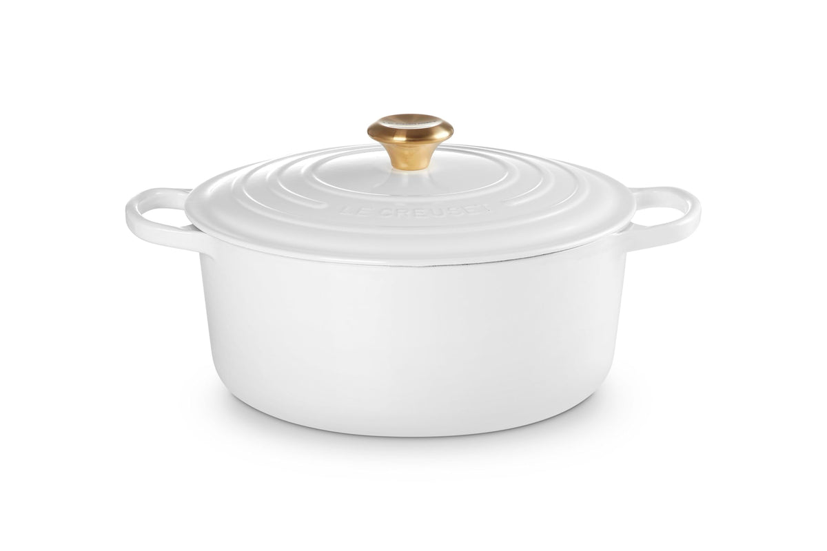 Le Creuset Enameled Cast Iron Round Dutch Oven, 7.25 qt., Flame