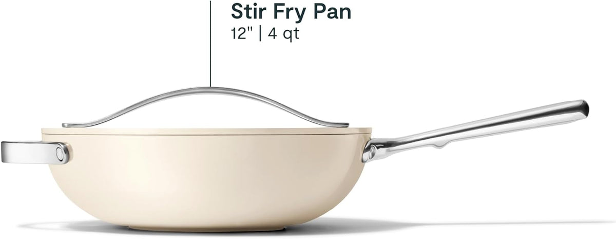 Caraway 12" Non-Stick Ceramic-Coated Stir Fry Pan