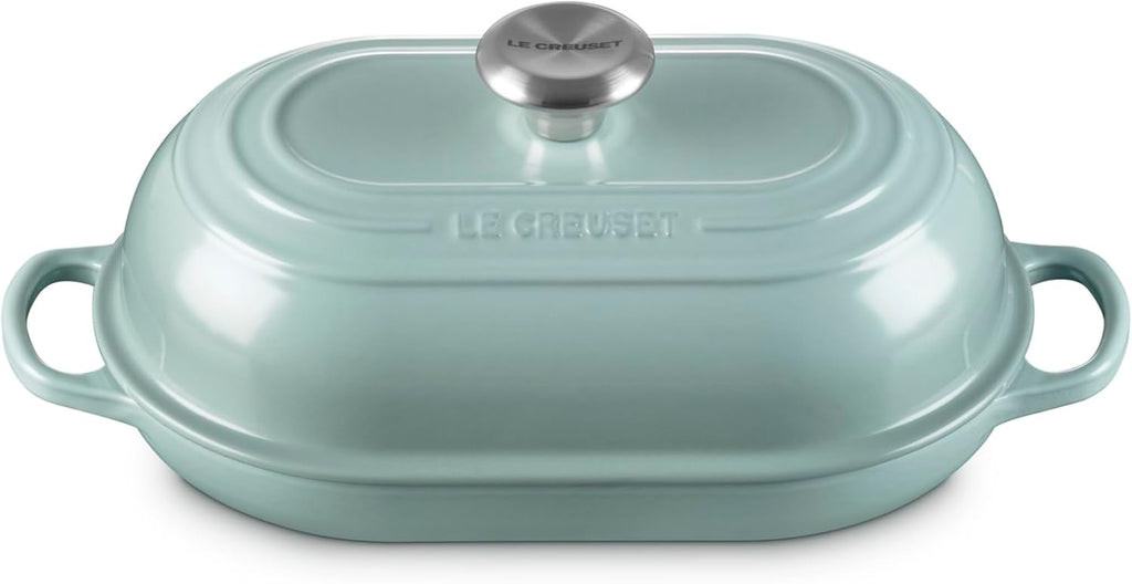 Le Creuset Enameled Cast Iron Oval Bread Oven, 11.5 inch, Sea Salt