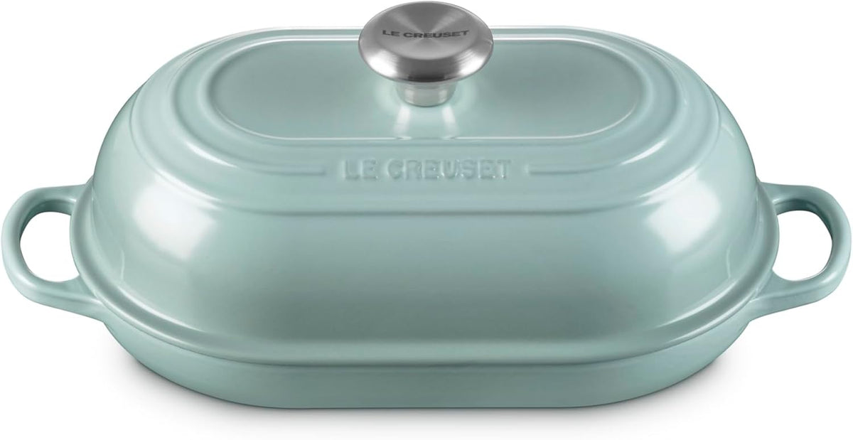 Le Creuset Enameled Cast Iron Oval Bread Oven, 11.5 inch, Sea Salt