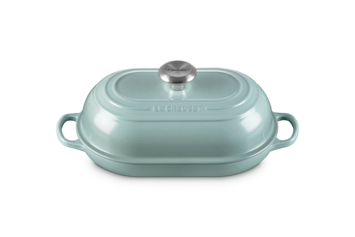 Le Creuset Enameled Cast Iron Oval Bread Oven, 11.5 inch, Sea Salt