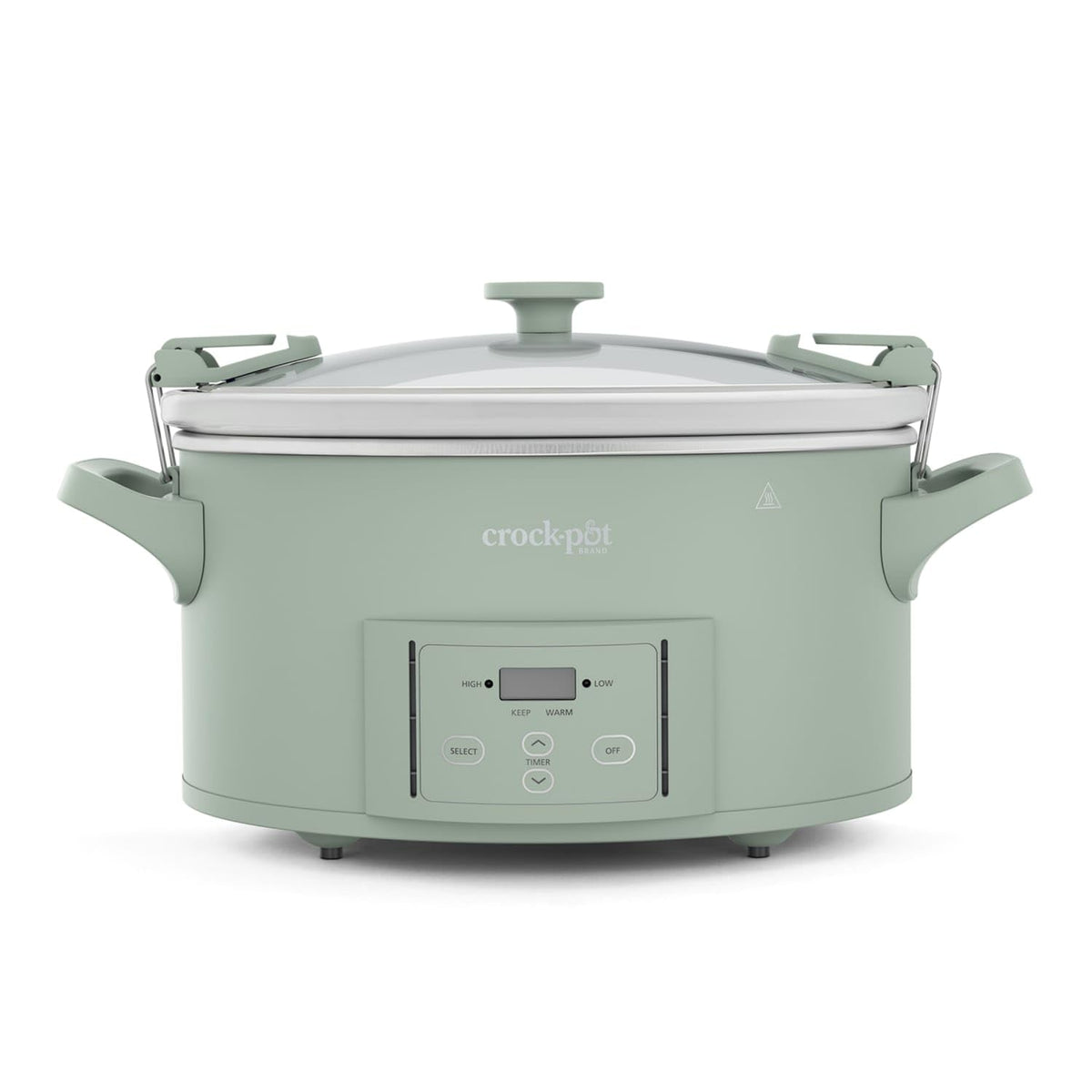 Crock-Pot 6 Quart Cook & Carry Programmable Slow Cooker with Digital Timer Stainless Steel (CPSCVC60LL-S) pack of 1