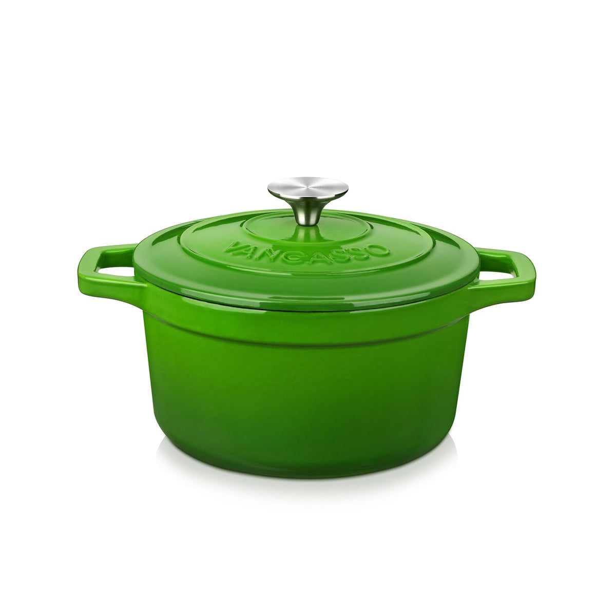 vancasso 2.5 Qt Enameled Cast Iron Dutch Oven with Lid, Blue