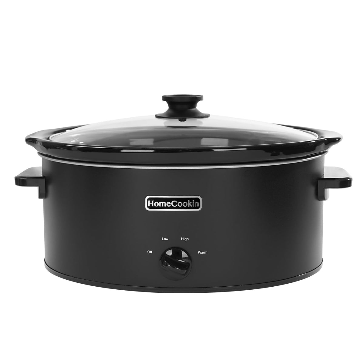 HOMECOOKIN 8 Quart Programmable Slow Cooker, Kitchen Appliances, Perfect Kitchen Small Appliance for Family Dinners, Red Stainless Steel