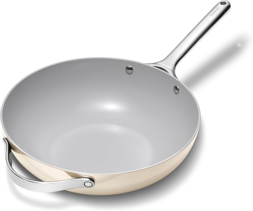 Caraway 12" Non-Stick Ceramic-Coated Stir Fry Pan