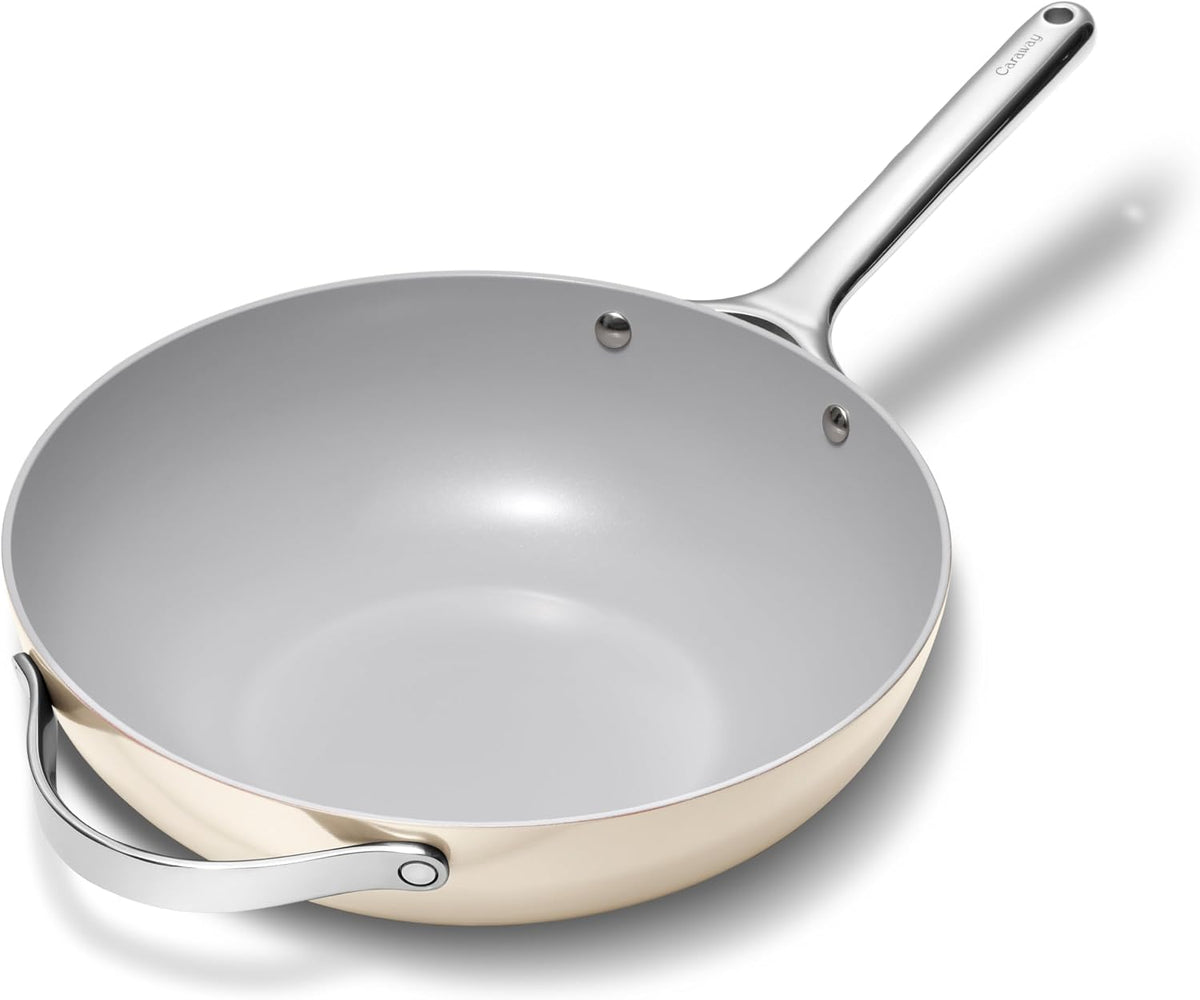 Caraway 12" Non-Stick Ceramic-Coated Stir Fry Pan