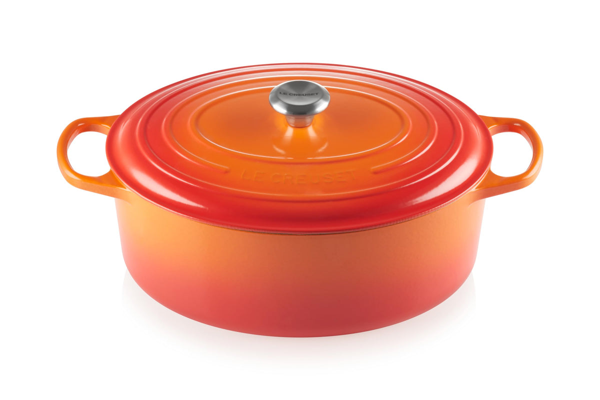 Le Creuset Enameled Cast Iron Oval Dutch Oven, 8 qt., White