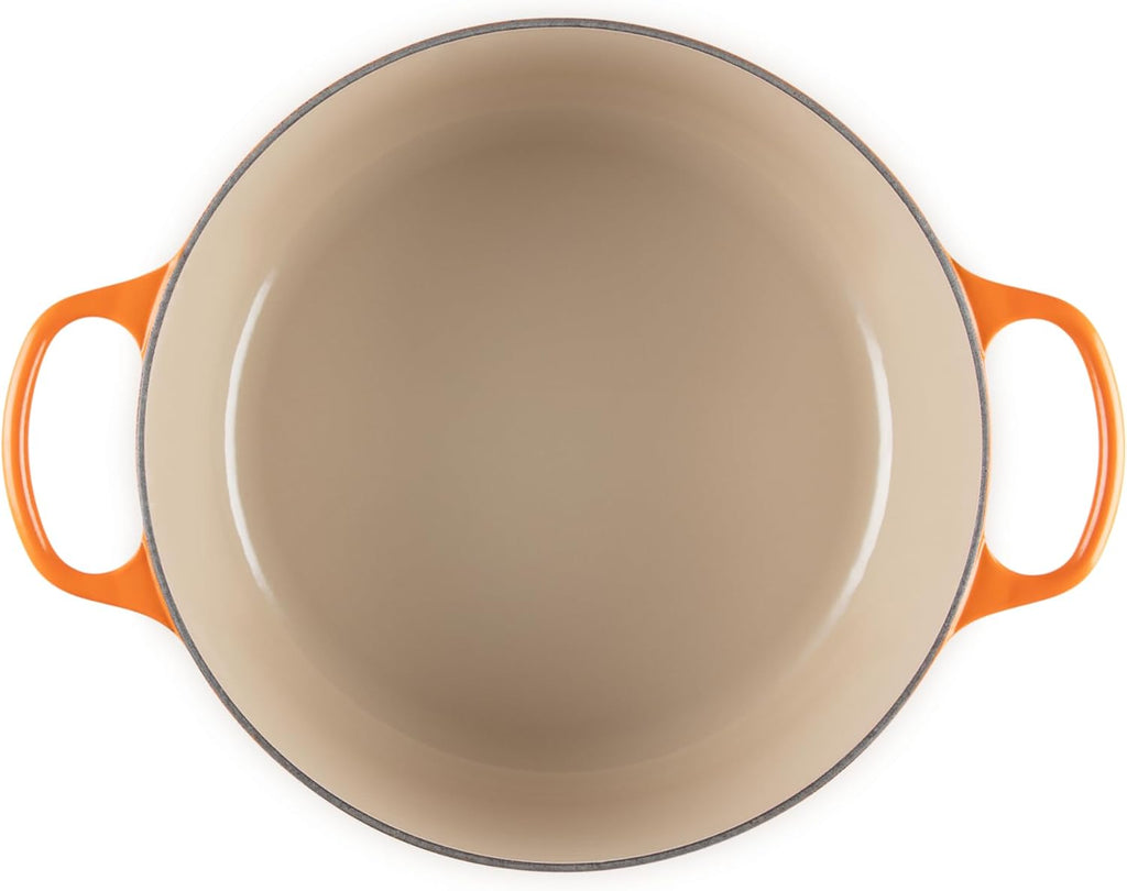 Le Creuset Enameled Cast Iron Round Dutch Oven, 7.25 qt., Flame