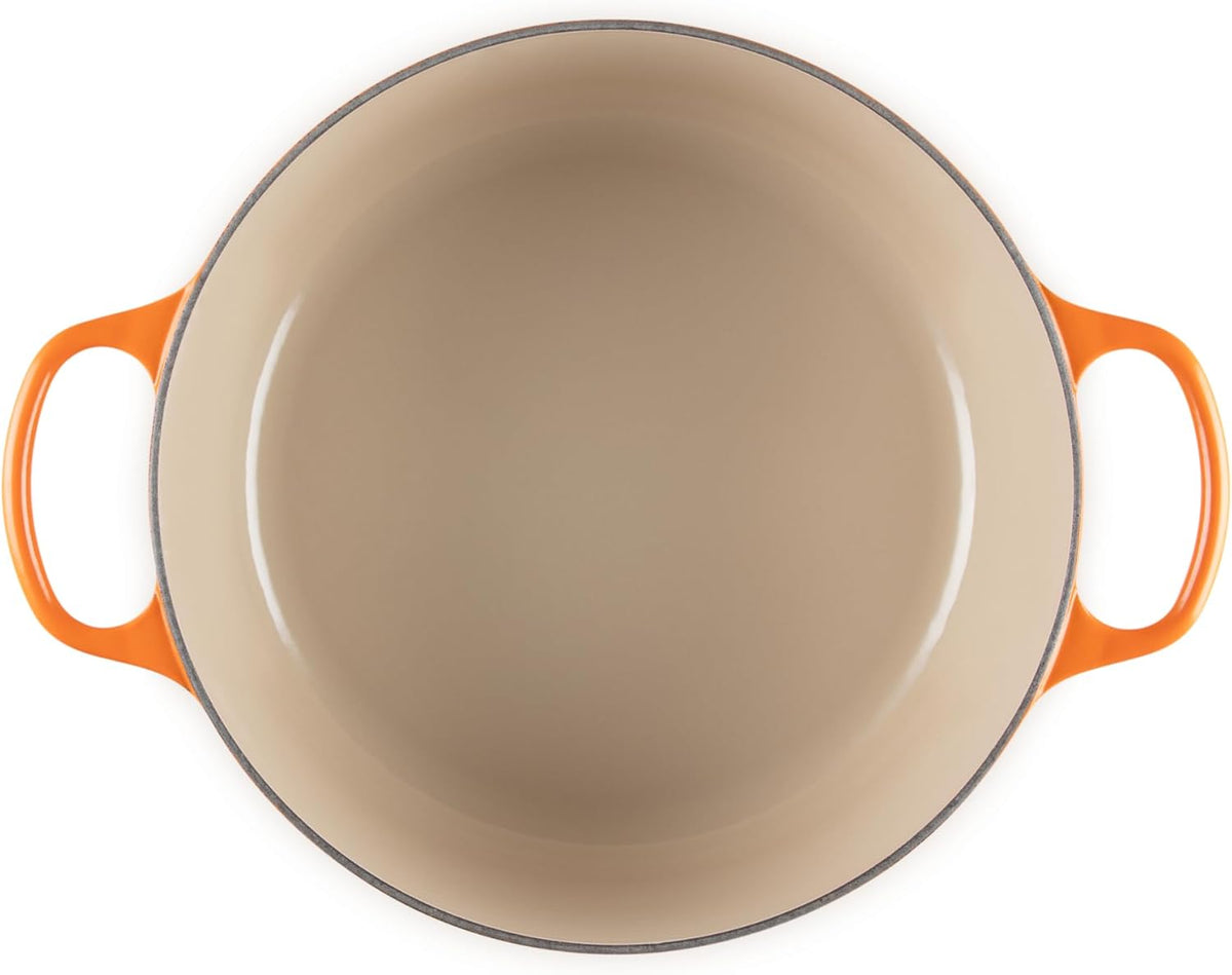 Le Creuset Enameled Cast Iron Round Dutch Oven, 7.25 qt., Flame