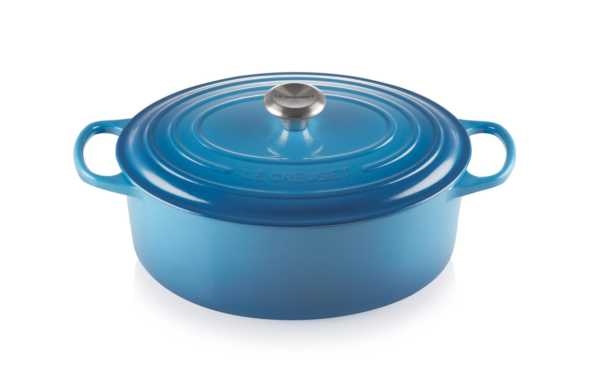 Le Creuset Enameled Cast Iron Oval Dutch Oven, 8 qt., White