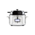 All-Clad Stainless Steel Electric Slow Cooker 7-Quart, Programmable LCD Timer, Aluminum Insert, Slow Cookers, Small Kitchen Appliances, Silver