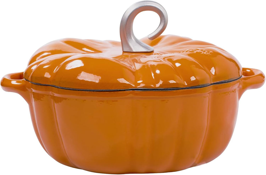 4-Quart Cast Iron Dutch Oven with Lid, Dual Handle