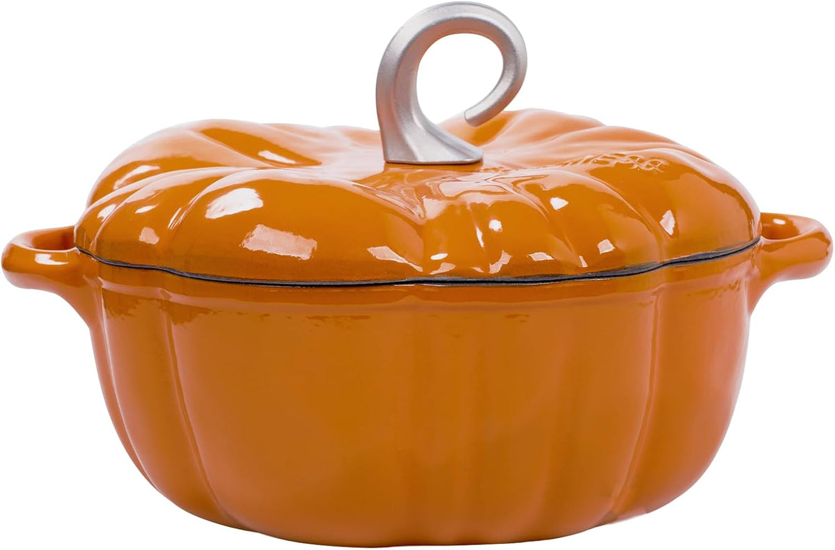 4-Quart Cast Iron Dutch Oven with Lid, Dual Handle