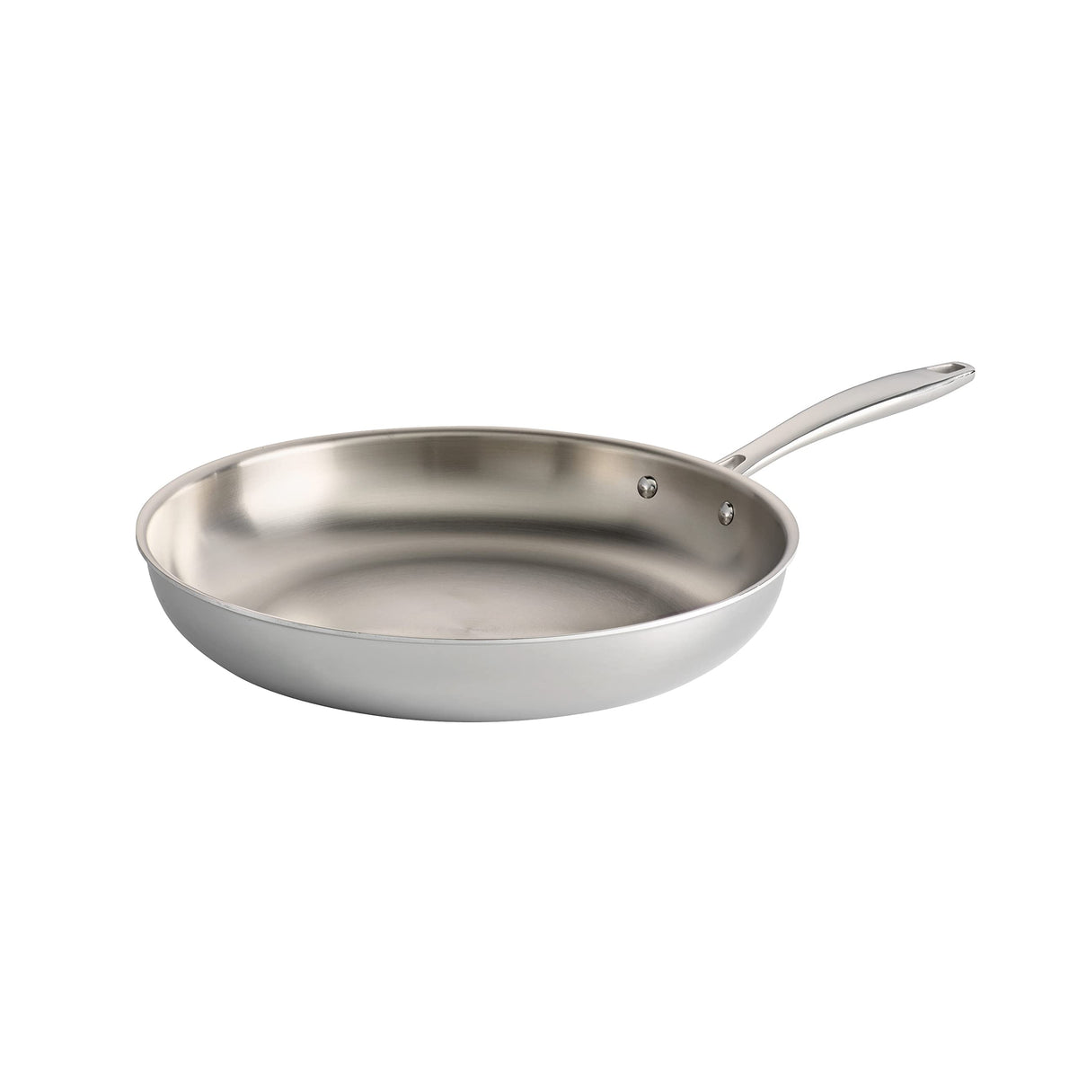 Tramontina Signature Tri-Ply Clad Stainless Steel 12.5-Inch Wok with lid