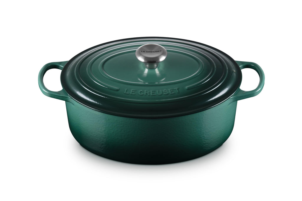 Le Creuset Enameled Cast Iron Oval Dutch Oven, 8 qt., White
