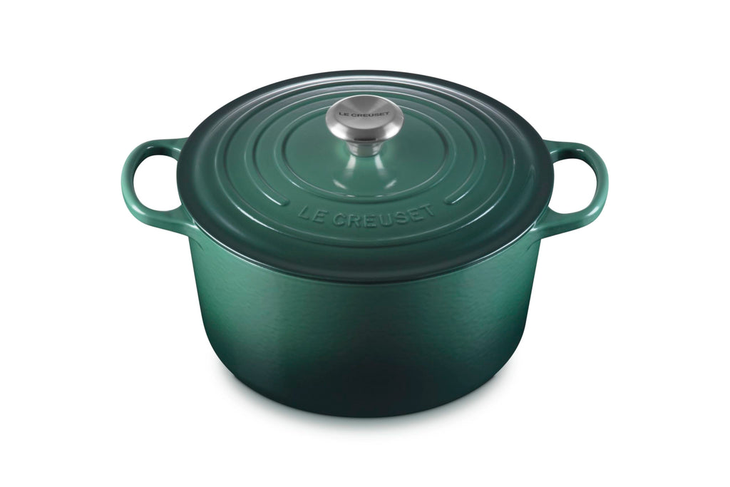 Le Creuset Enameled Cast Iron Signature Deep Round Oven, 6.5 qt., Sea Salt