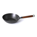Babish 14 Inch Carbon Steel Wok Pan, Flat Bottom Stir Fry Pan, Induction