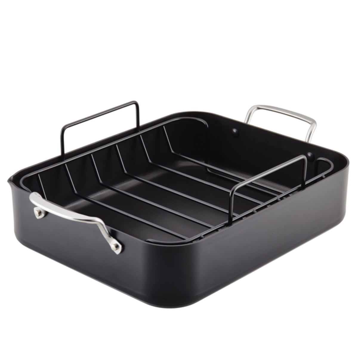 KitchenAid Hard-Anodized Nonstick Stir Fry Pan/Wok, 12.25-Inch, Matte Black