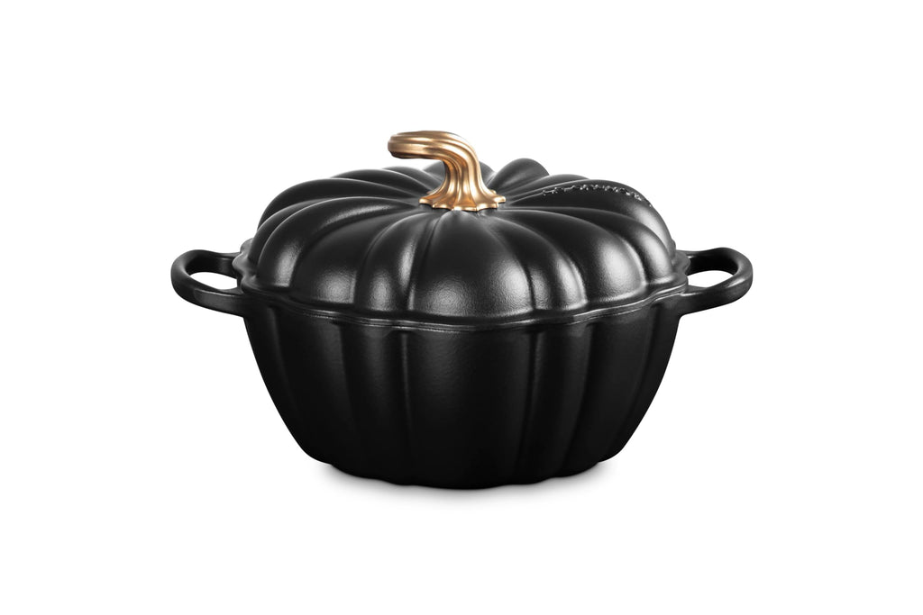 Le Creuset Enameled Cast Iron Signature Pumpkin Cocotte, 4 qt., Persimmon