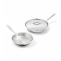 All-Clad D3® Stainless Steel 12" Fry Pan with Lid, Made in the USA