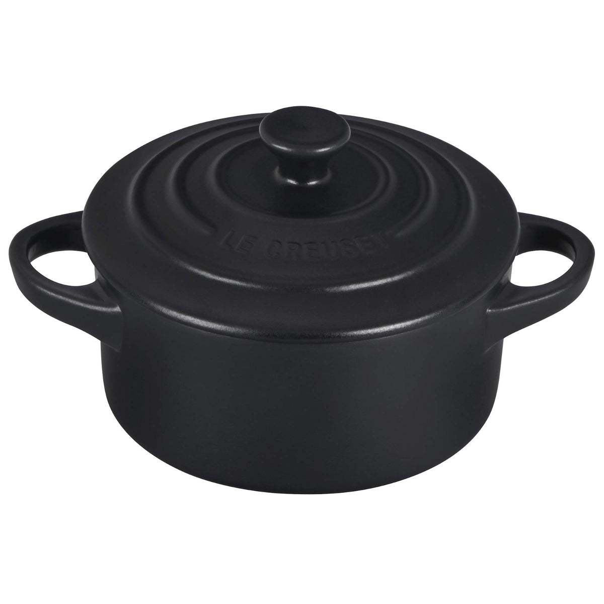 Le Creuset Stoneware Mini Round Cocotte, 8 oz., Flame