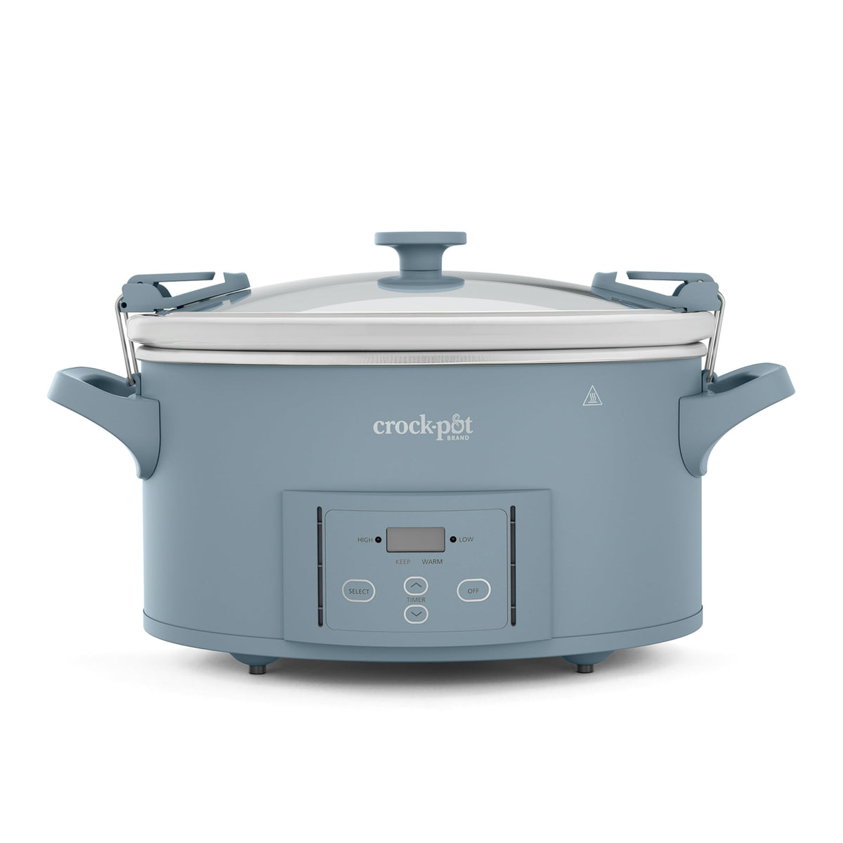 Crock-Pot 6 Quart Cook & Carry Programmable Slow Cooker with Digital Timer Stainless Steel (CPSCVC60LL-S) pack of 1