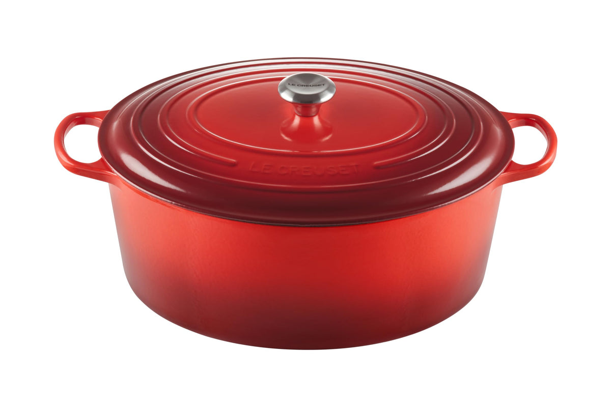 Le Creuset Enameled Cast Iron Oval Dutch Oven, 8 qt., White