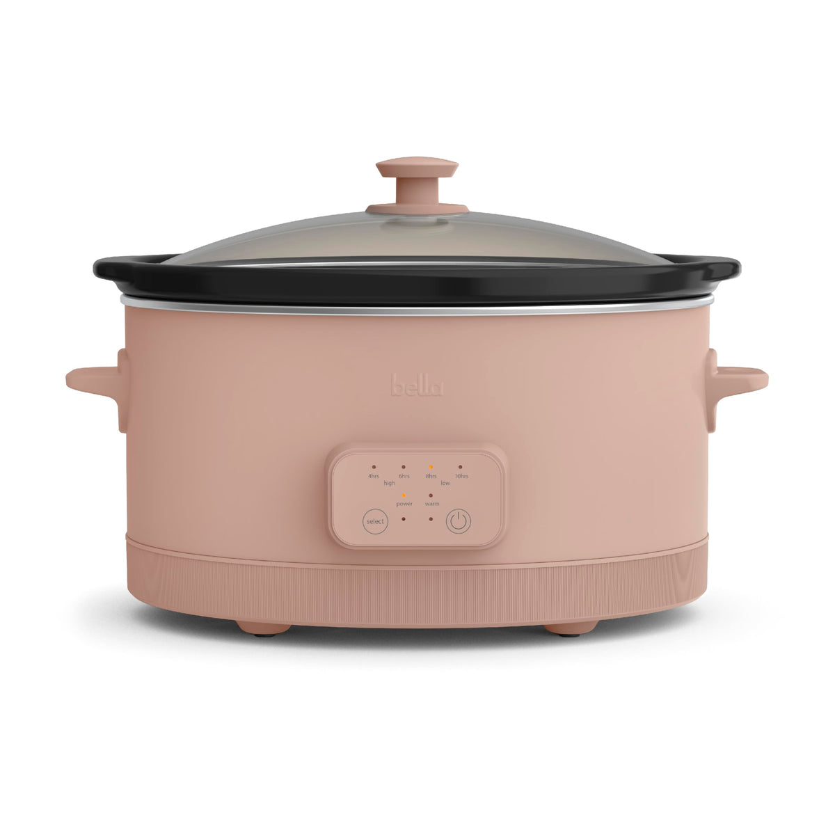 bella SAVOR 6qt Programmable Non-Toxic Slow Cooker, Oatmilk