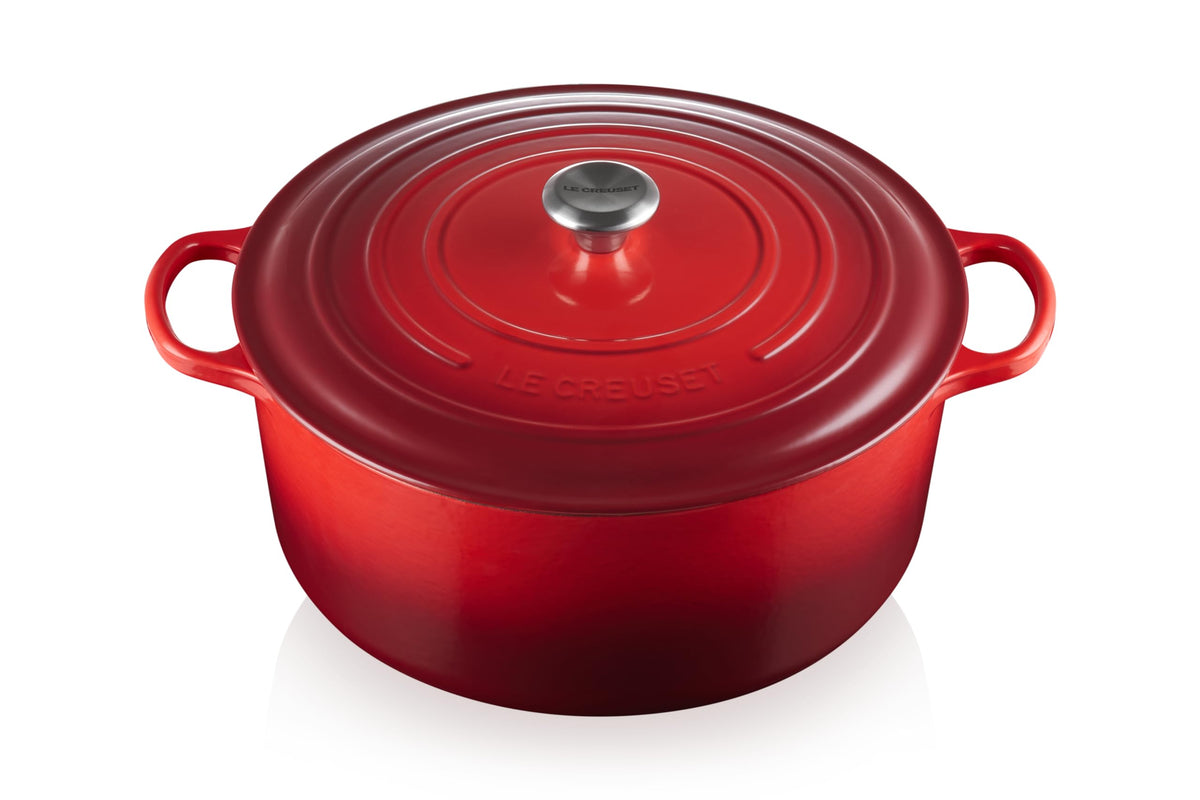 Le Creuset Enameled Cast Iron Round Dutch Oven, 7.25 qt., Flame
