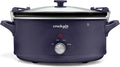 Crock-Pot 10QT Manual CNC Slow Cooker, Purple Basil