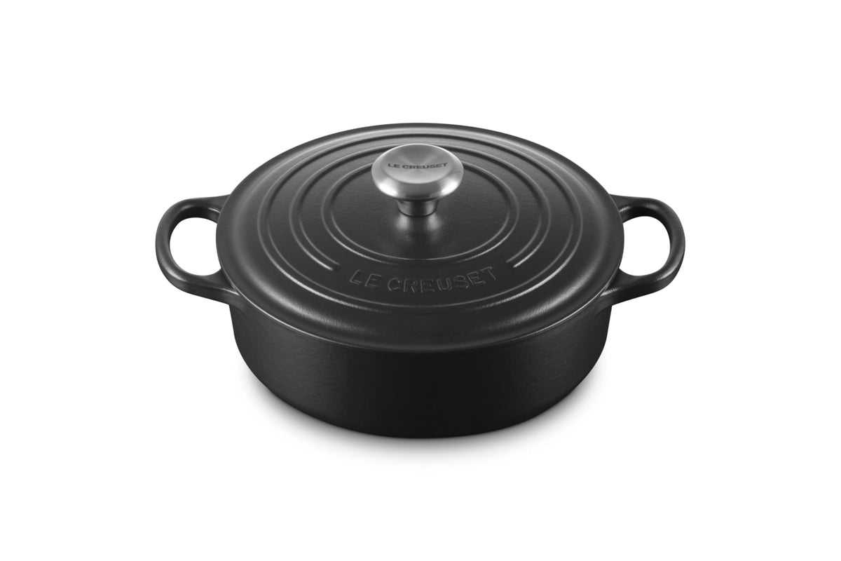 Le Creuset Enameled Cast Iron Round Wide Dutch Oven, 3.5 qt., Sea Salt