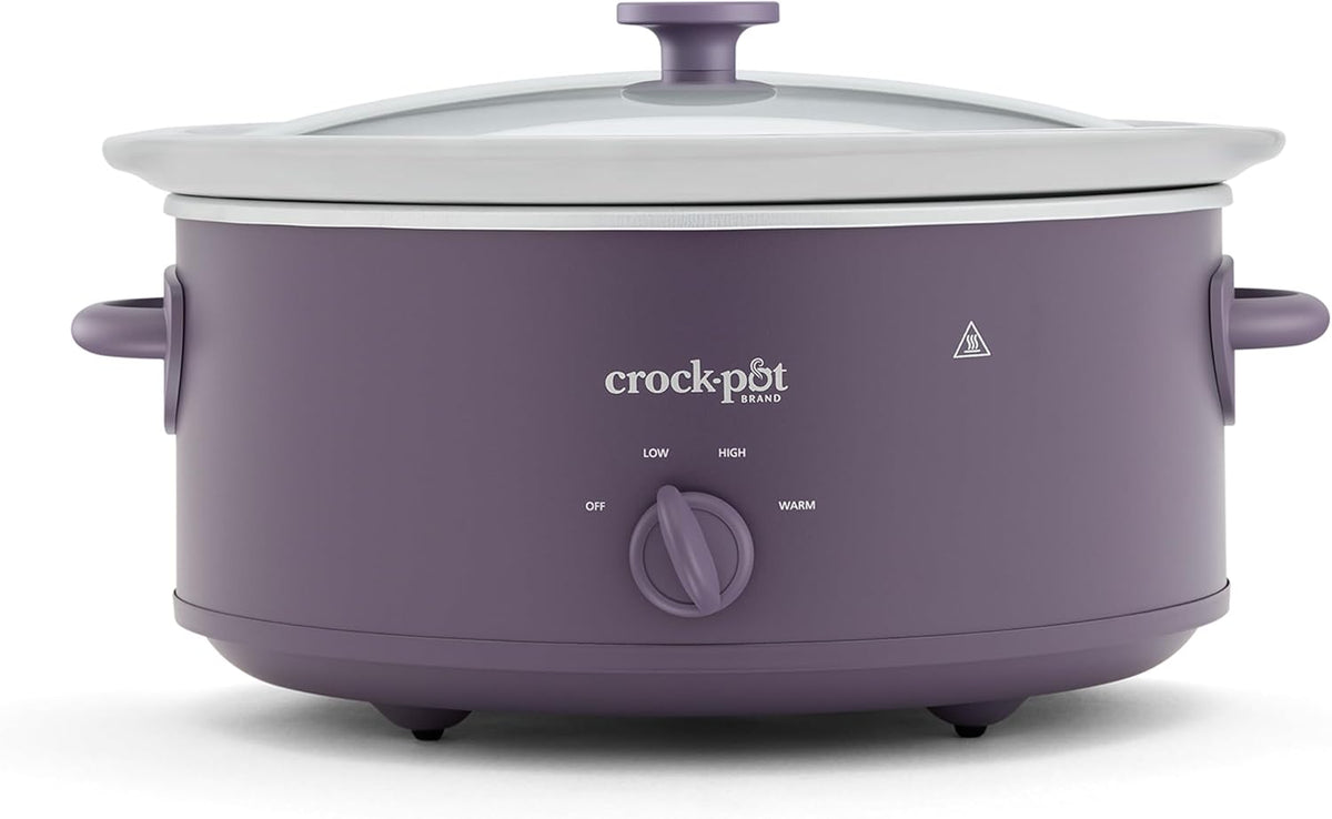 Crock-Pot® Design Series 7-Quart Manual Slow Cooker, Purple Potato