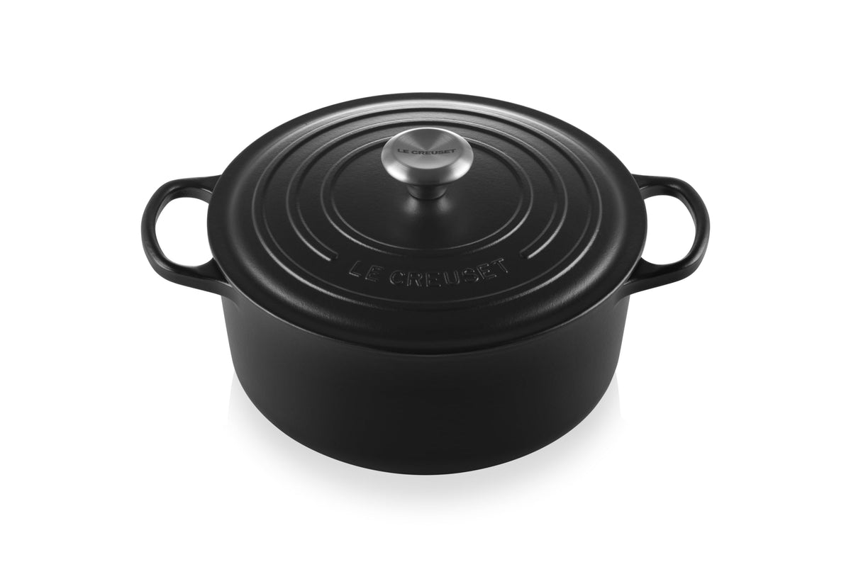 Le Creuset Enameled Cast Iron Round Dutch Oven, 5.5 qt., Cerise