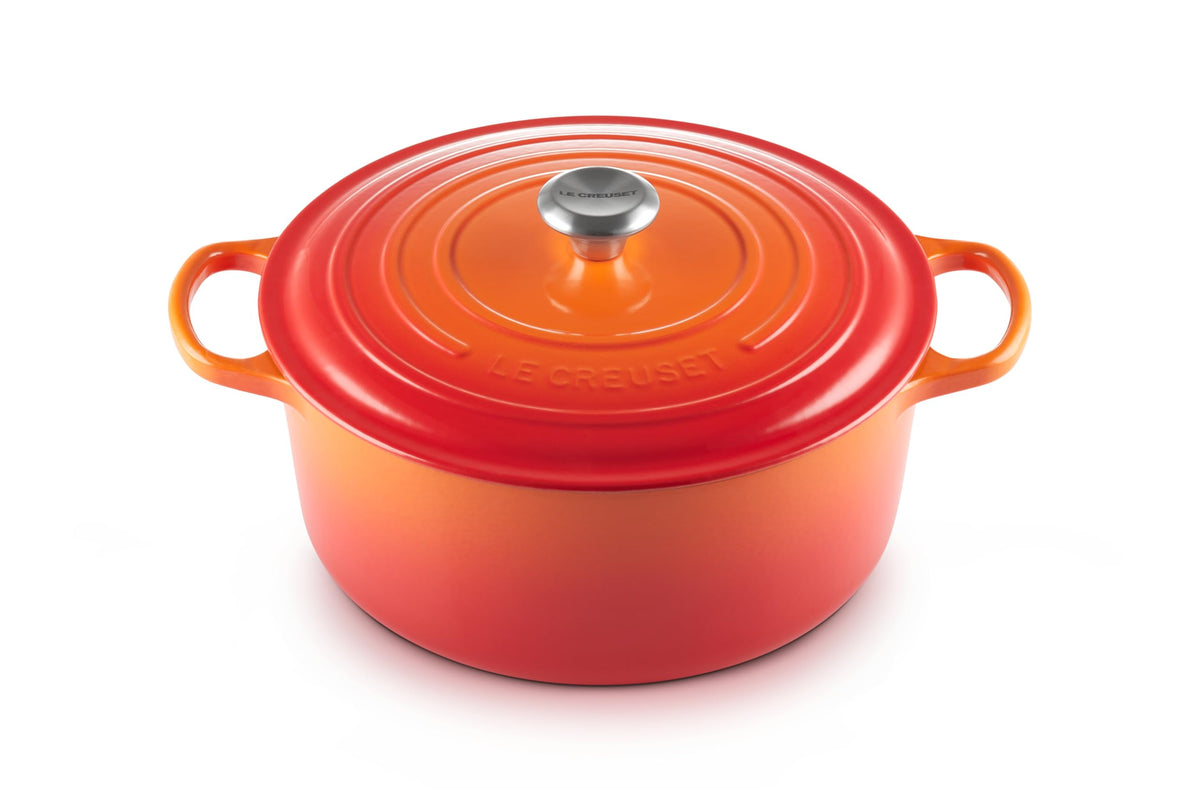 Le Creuset Enameled Cast Iron Round Dutch Oven, 5.5 qt., Cerise