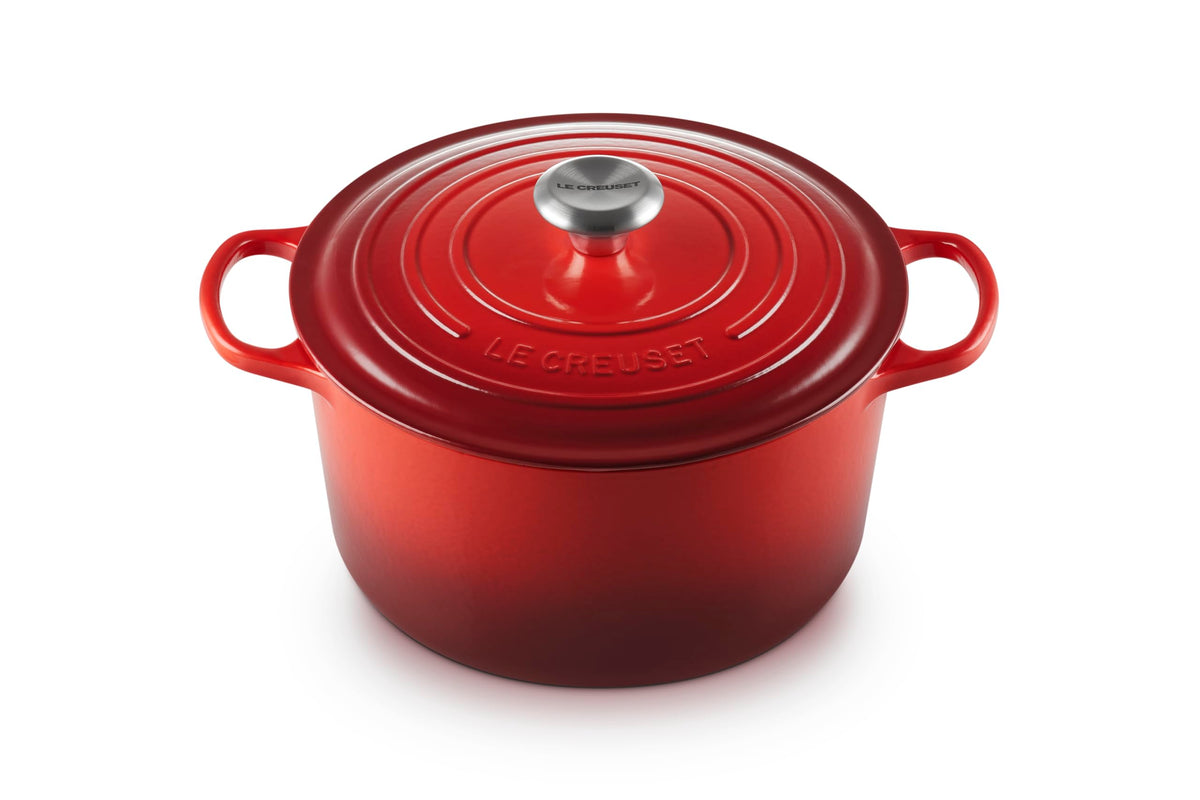 Le Creuset Enameled Cast Iron Signature Deep Round Oven, 6.5 qt., Sea Salt