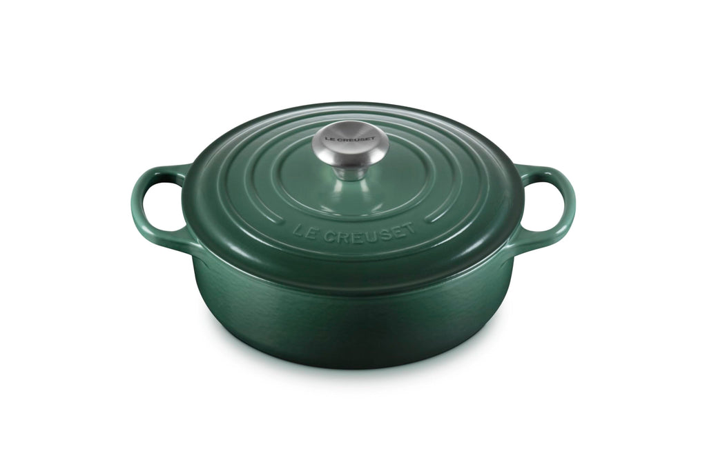 Le Creuset Enameled Cast Iron Round Wide Dutch Oven, 3.5 qt., Sea Salt