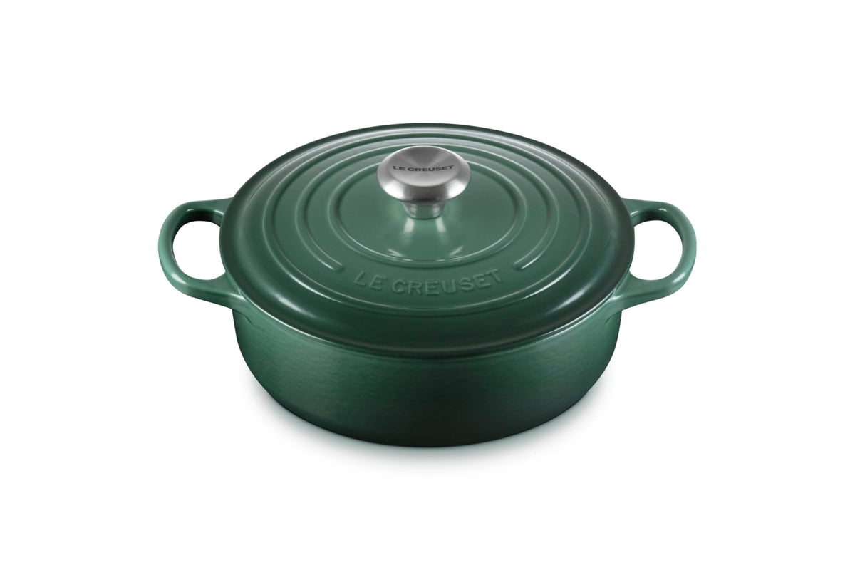 Le Creuset Enameled Cast Iron Round Wide Dutch Oven, 3.5 qt., Sea Salt