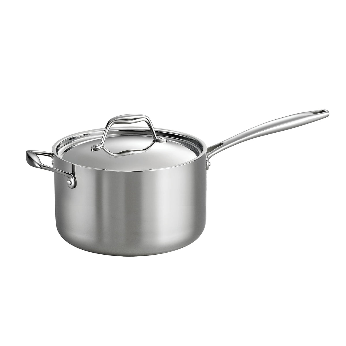 Tramontina Signature Tri-Ply Clad Stainless Steel 12.5-Inch Wok with lid