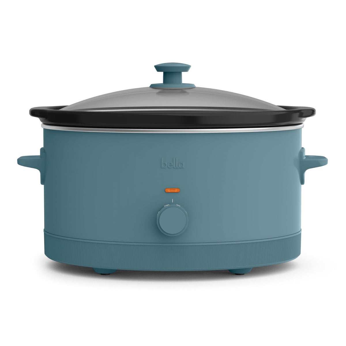bella 6qt Manual Non-Toxic Slow Cooker with Cord Storage, Seaglass