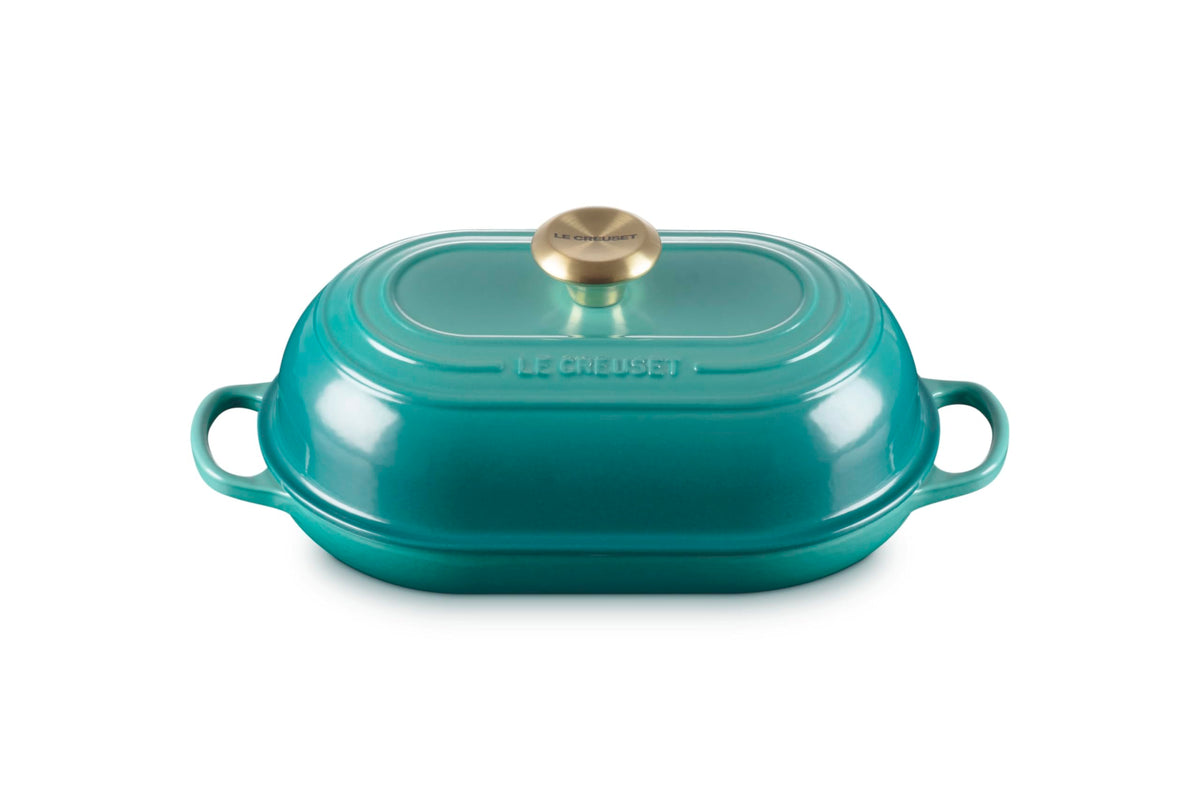 Le Creuset Enameled Cast Iron Oval Bread Oven, 11.5 inch, Sea Salt