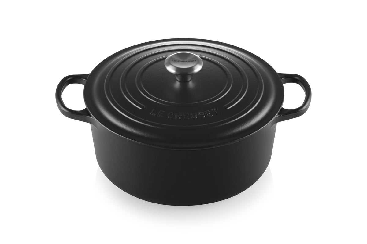 Le Creuset Enameled Cast Iron Round Dutch Oven, 5.5 qt., Cerise