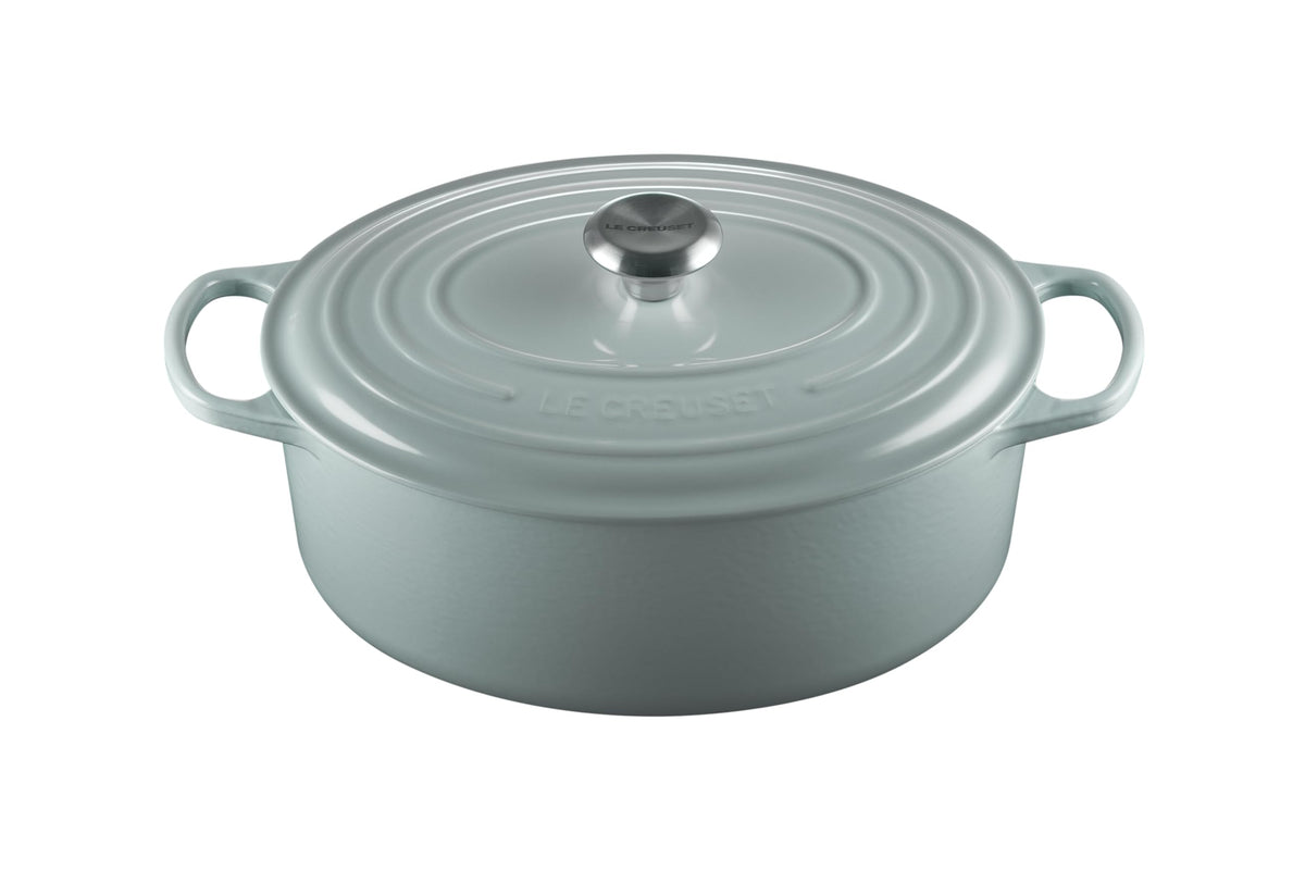 Le Creuset Enameled Cast Iron Oval Dutch Oven, 8 qt., White